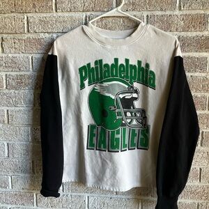 Junk Food Clothing Philadelphia Eagles Sweatshirt - size S